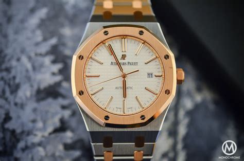 audemars piguet royal oak 15400 two tone|Audemars Piguet royal oak backside.